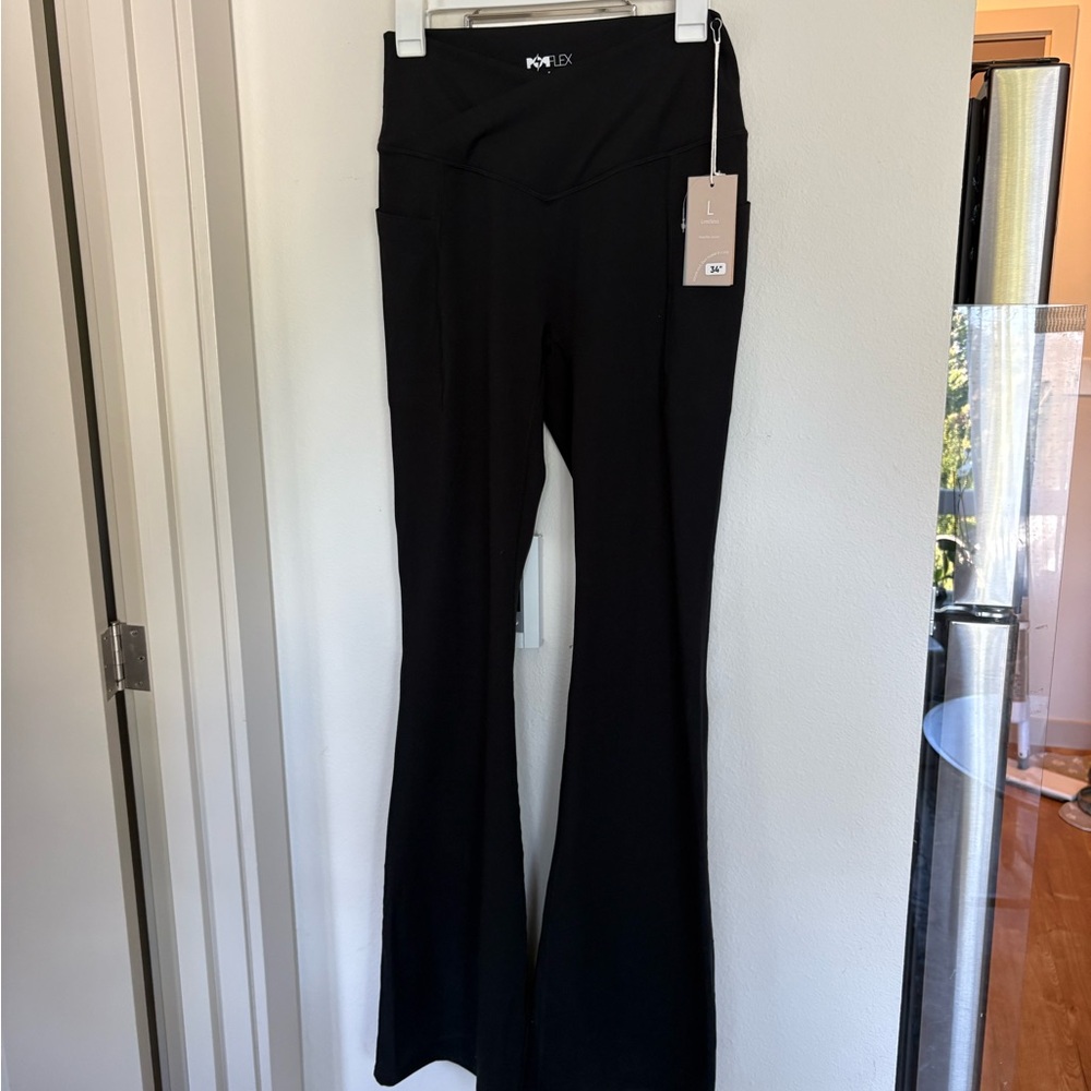 NWT POPFLEX Black Limitless Leggings
